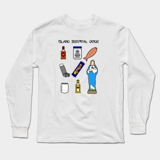 Craphole Island Survival Guide Long Sleeve T-Shirt